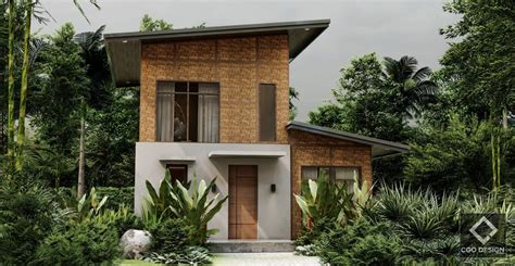 Modern Bahay Kubo Design with Native Furniture Pieces .